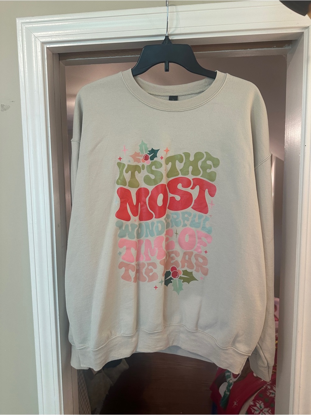 Tan Christmas Sweatshirt